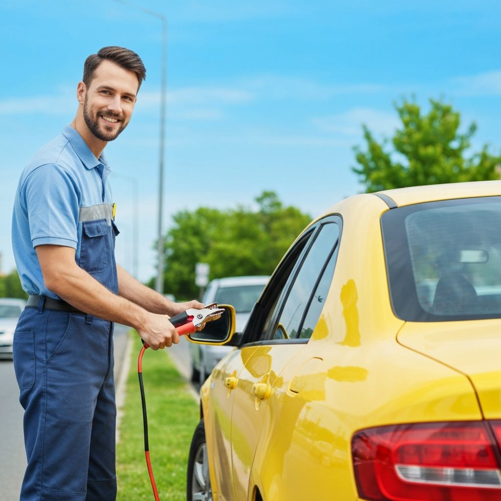 Jump Start & Battery service by LaCasa Roadside Assistance