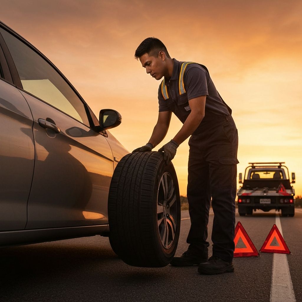 Tire Replacement & Repair service by LaCasa Roadside Assistance
